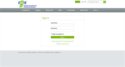 Desktop Screenshot of imis.eaie.org
